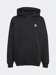 adidas Originals Black Loose Fleece Kids Hoodie - Image 11 of 11
