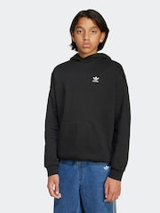 adidas Originals Black Loose Fleece Kids Hoodie - Image 7 of 11