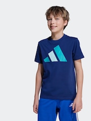 adidas Blue Essentials T-Shirt Kids - Image 1 of 5