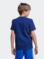 adidas Blue Essentials T-Shirt Kids - Image 2 of 5