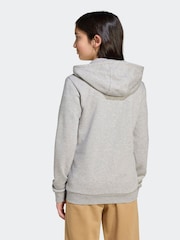 adidas Originals Grey Full-Zip Hoodie Kids - Image 2 of 6