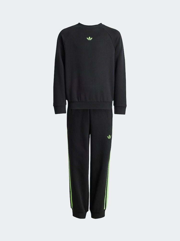 Schwarz - adidas Originals Little Kids Sweatshirt and Joggers Set - Bild 1 von 3