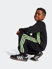 adidas Originals Black Little Kids Sweatshirt and Joggers Set - Image 4 of 8