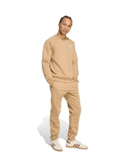 adidas Originals Brown Trefoil Essentials Crew Sweatshirt - Image 3 of 6