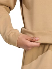 adidas Originals Brown Trefoil Essentials Crew Sweatshirt - Image 5 of 6