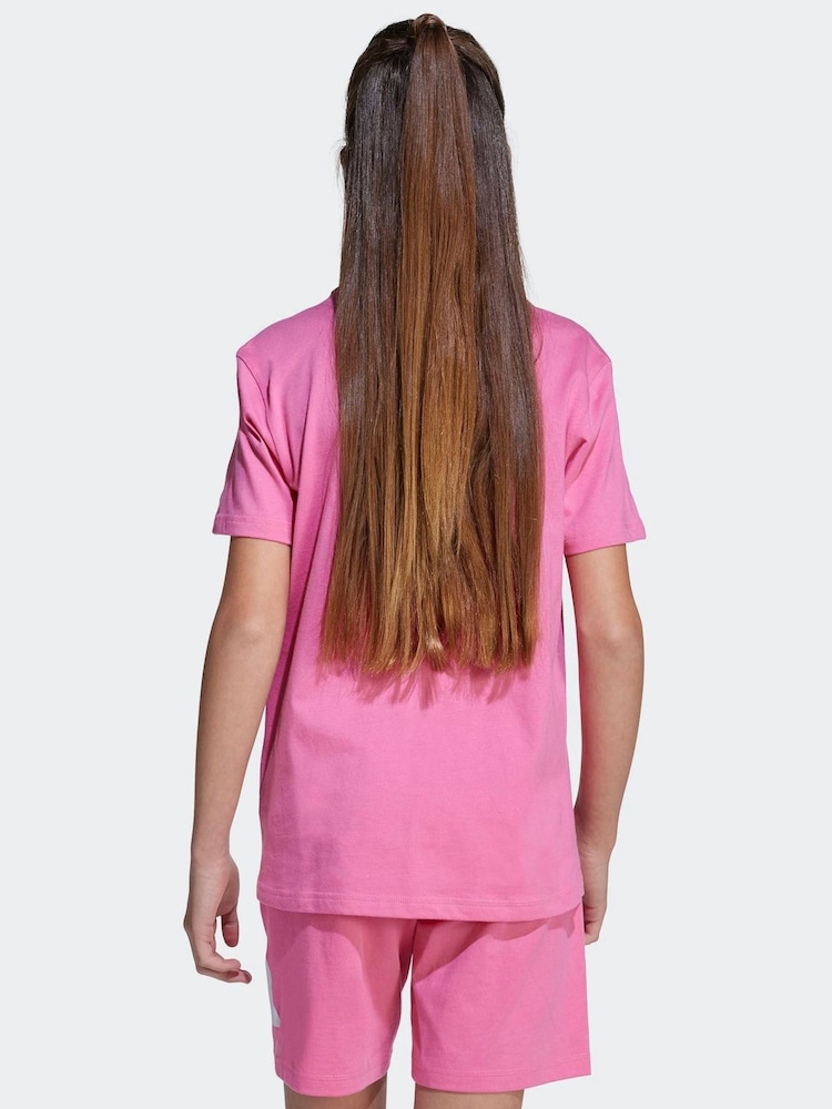 adidas Pink Essentials T-Shirt Kids - Image 2 of 6