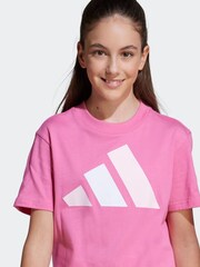 adidas Pink Essentials T-Shirt Kids - Image 4 of 6