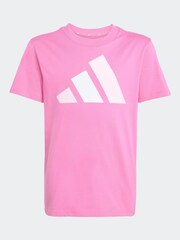 adidas Pink Essentials T-Shirt Kids - Image 6 of 6