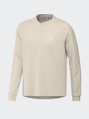 adidas Originals Natural Trefoil Essentials Long-sleeve Top - Image 1 of 2