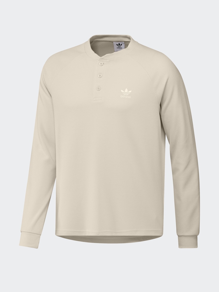 adidas Originals Natural Trefoil Essentials Long-sleeve Top - Image 1 of 2