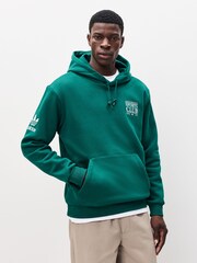 adidas Originals Green Graphic Hoodie - Image 2 of 7