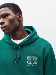 adidas Originals Green Graphic Hoodie - Image 5 of 7