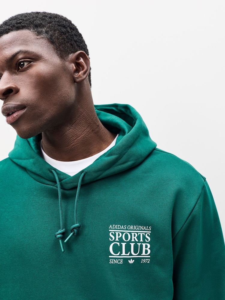 adidas gazelle silver green womens Overtime x adidas Don't Be A Fan Later Graphic Hoodie L / Black main image 0
