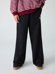adidas Originals Black Wide Leg Kids Joggers - Image 2 of 6