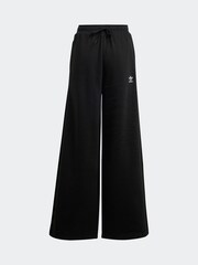 adidas Originals Black Wide Leg Kids Joggers - Image 6 of 6