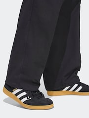 adidas Originals Black Trefoil Essentials Woven Joggers - Image 5 of 6