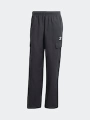 adidas Originals Black Trefoil Essentials Woven Joggers - Image 6 of 6