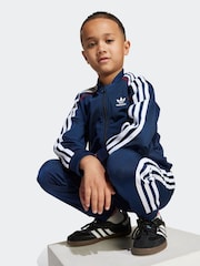 adidas originals Blue Adicolor SST Tracksuit Little Kids - Image 1 of 7