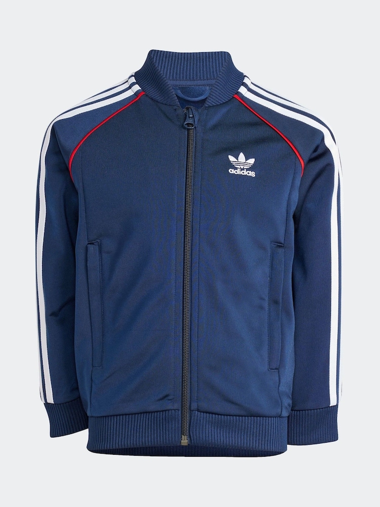 adidas gazelle silver green womens Adidas Originals Superstar Track Top Navy/Red  80's Casual Classics
