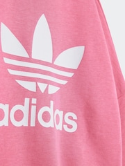 adidas Originals Pink Loose Sweatshirt and Flared Leggings Set - Image 7 of 7