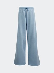 adidas Originals Blue Wide Leg Kids Joggers - Image 6 of 6