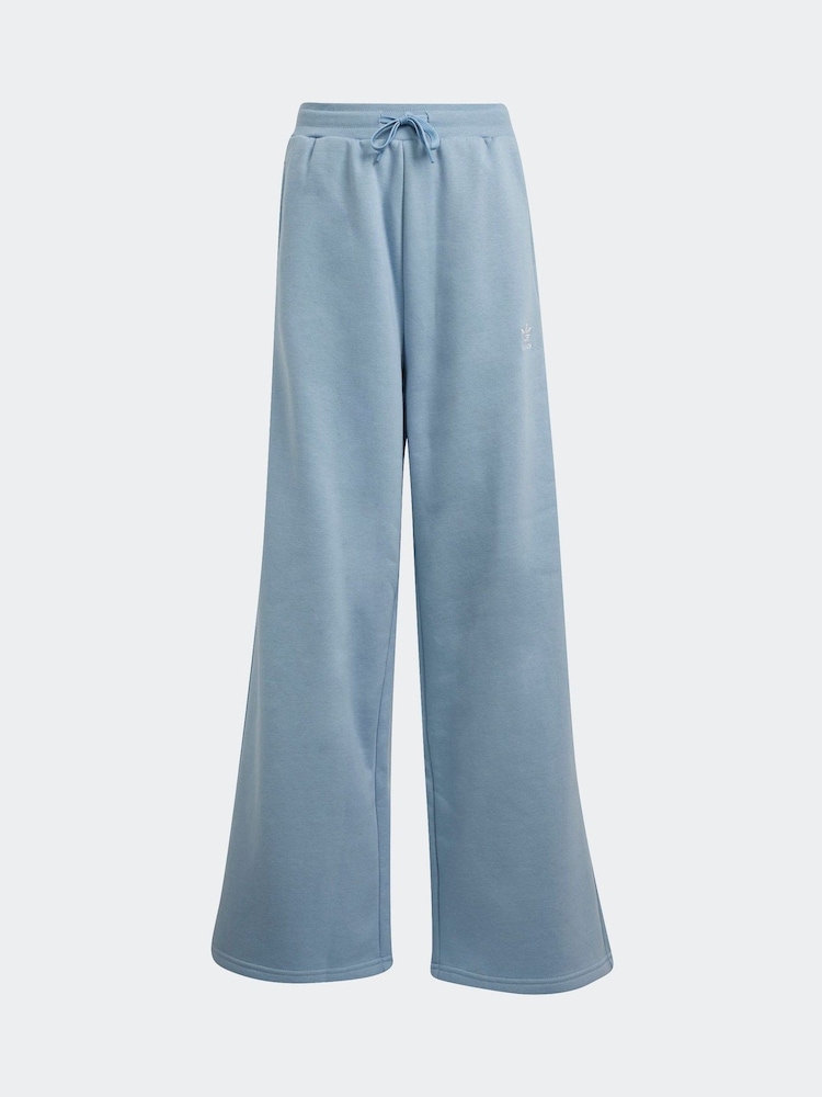 adidas Originals Blue Wide Leg Kids Joggers - Image 6 of 6 adidas Originals Blue Wide Leg Kids Joggers - Image 6 of 6