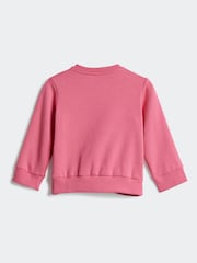 adidas Pink Essentials Sweatshirt and Joggers Infant Kids - Image 3 of 7