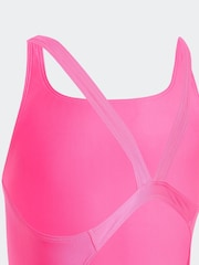 adidas Pink V-back Swimsuit Kids - Image 4 of 5