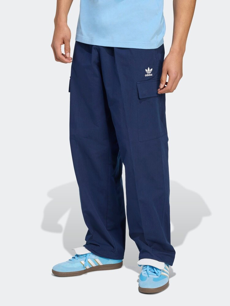 adidas Originals Blue Trefoil Essentials Woven Joggers - Image 1 of 6