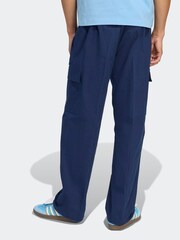 adidas Originals Blue Trefoil Essentials Woven Joggers - Image 2 of 6