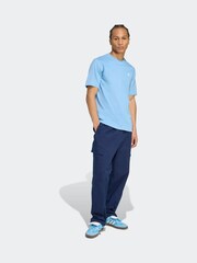 adidas Originals Blue Trefoil Essentials Woven Joggers - Image 3 of 6