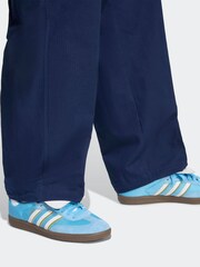 adidas Originals Blue Trefoil Essentials Woven Joggers - Image 5 of 6