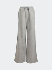 adidas Originals Grey Wide Leg Kids Joggers - Image 6 of 6
