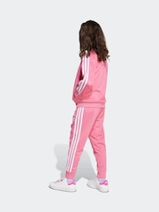 adidas Originals Pink Little Kids Adicolor SST Tracksuit - Image 2 of 8