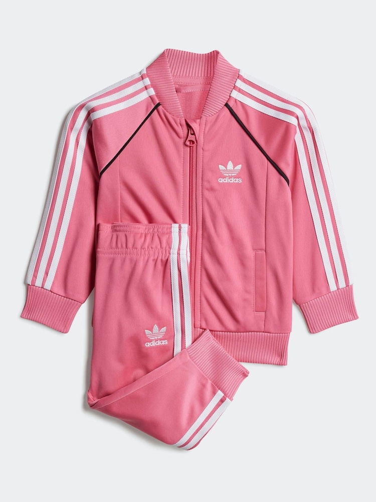 adidas Originals Pink Adicolor SST Tracksuit Infant Kids - Image 1 of 7