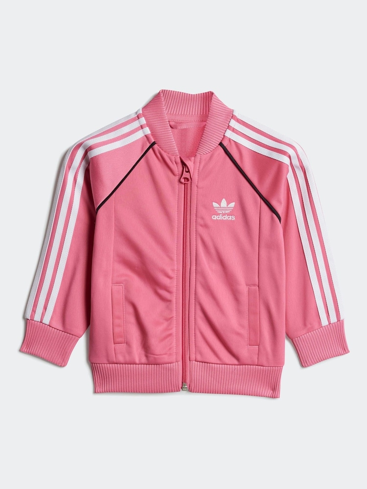 adidas Originals Pink Adicolor SST Tracksuit Infant Kids - Image 2 of 7