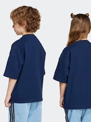adidas Originals Blue Trefoil T-Shirt Little Kids - Image 2 of 6