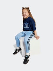adidas Originals Blue Trefoil T-Shirt Little Kids - Image 3 of 6
