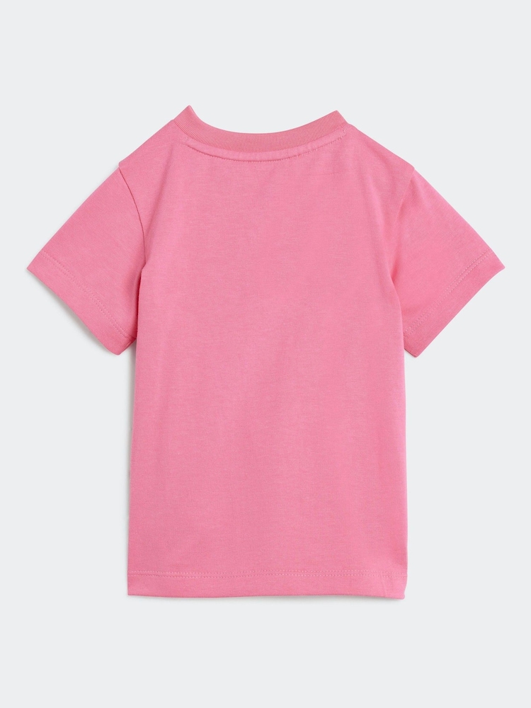 adidas Originals Pink Trefoil T-Shirt Infant Kids - Image 2 of 5