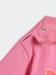 adidas Originals Pink Trefoil T-Shirt Infant Kids - Image 4 of 5