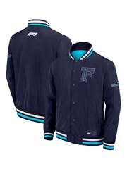 Fanatics Blue F1 Formula 1 Neon Nights Sateen Jacket - Image 2 of 3