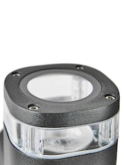 BHS Black Eos 2lt Up and Down Outdoor Wall Light with Photocell IP54 - Image 3 of 7
