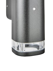 BHS Black Eos 2lt Up and Down Outdoor Wall Light with Photocell IP54 - Image 5 of 7
