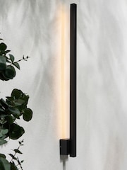 BHS Black Bardi 9w LED Linear Outdoor Wall Light - Image 1 of 6