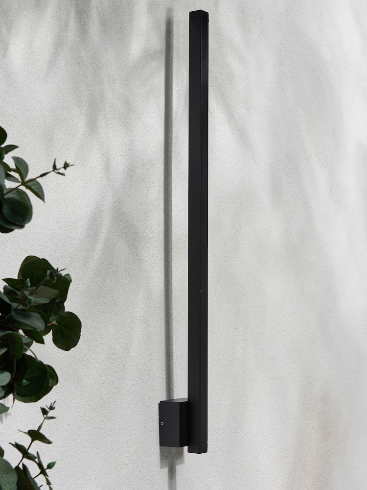 BHS Black Bardi 9w LED Linear Outdoor Wall Light - Image 2 of 6