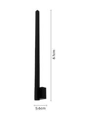 BHS Black Bardi 9w LED Linear Outdoor Wall Light - Image 4 of 6