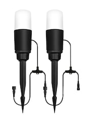 BHS Black Lapin 4 x 3w LED Path Finder Outdoor Light - Image 3 of 4