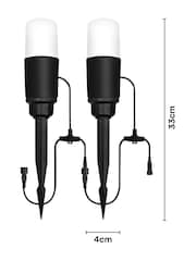 BHS Black Lapin 4 x 3w LED Path Finder Outdoor Light - Image 4 of 4