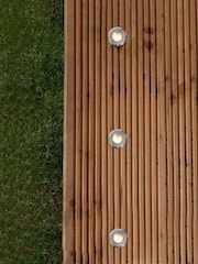 BHS Black Lapin 4 x 2w LED Recess Outdoor Deck Path Finder Light - Image 1 of 4