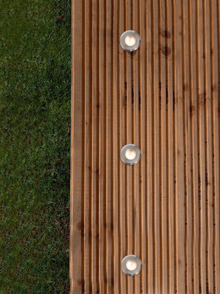 BHS Black Lapin 4 x 2w LED Recess Outdoor Deck Path Finder Light - Image 1 of 4